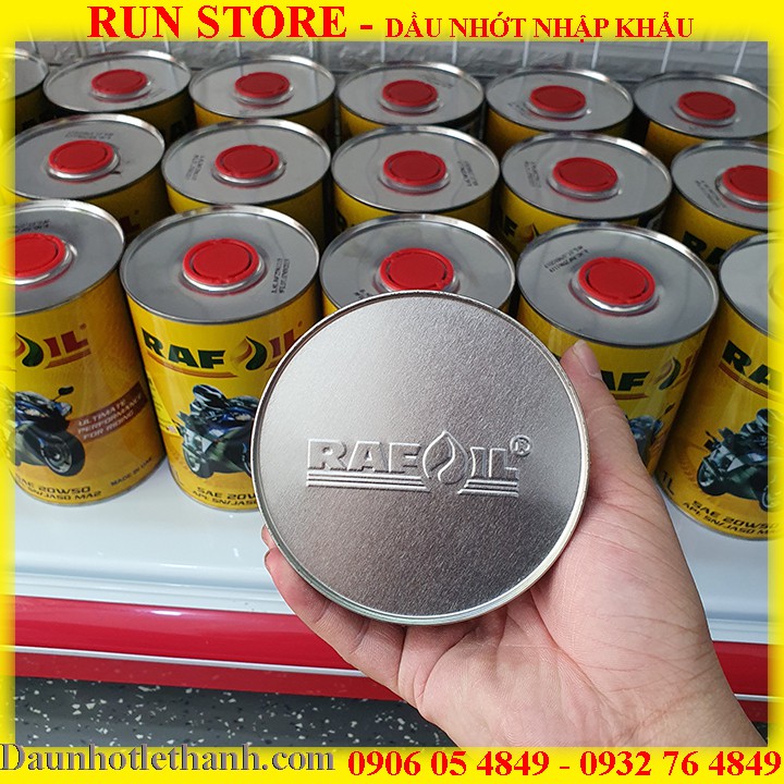 Combo 12 Lon Nhớt Tổng Hợp RAFOIL EXE 4T 20W50 1000ml – Nhớt Tổng Hợp Nhập Khẩu Dubai – Hàng Chính Hãng