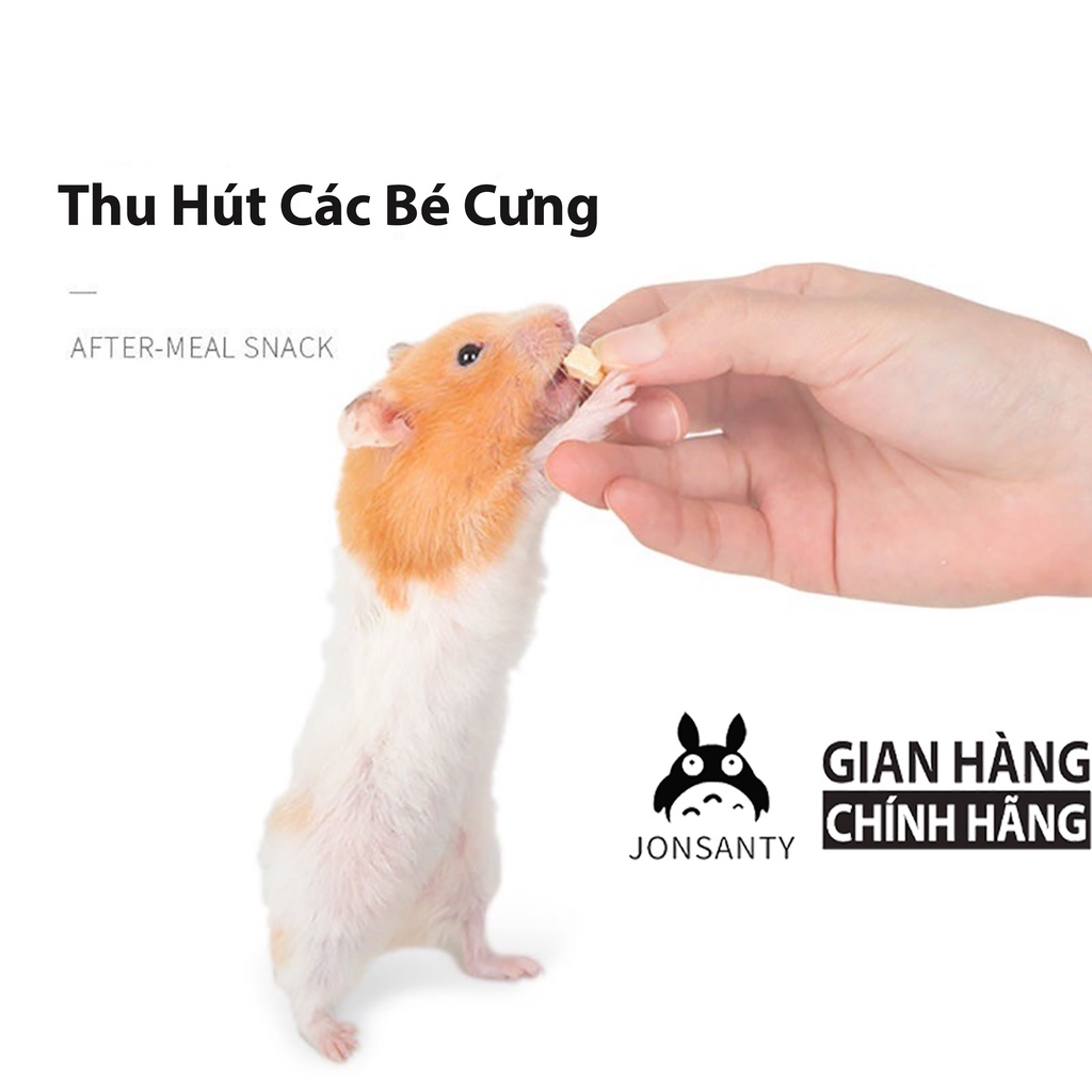 Táo sấy lạnh cho nhím, sóc bay, chuột hamster, thú cưng nhỏ, chim hộp 500ML hàng hãng JONSANTY CST032