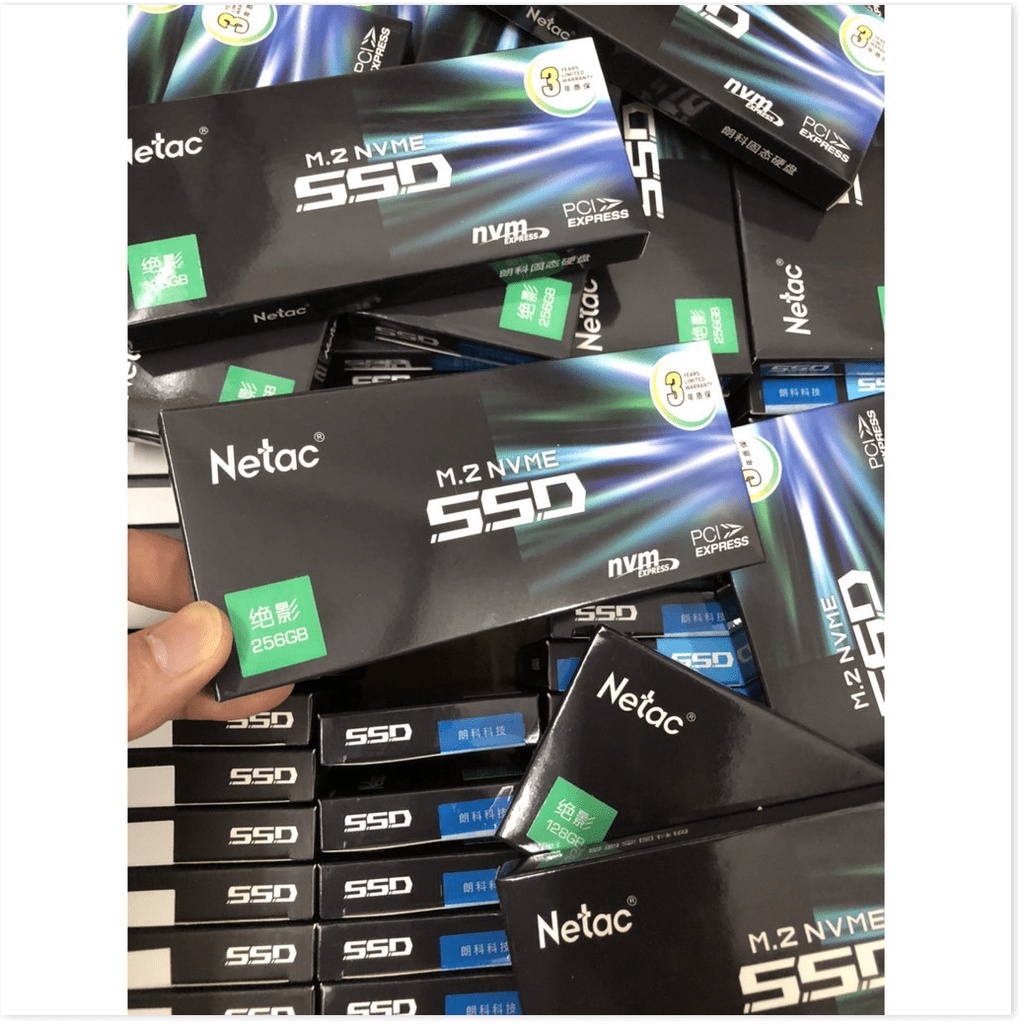 📌 SSD Netac NVMe 256GB 240GB 128GB M.2 2280 PCIe Gen 3*4 - Mới Bảo hành 36 tháng