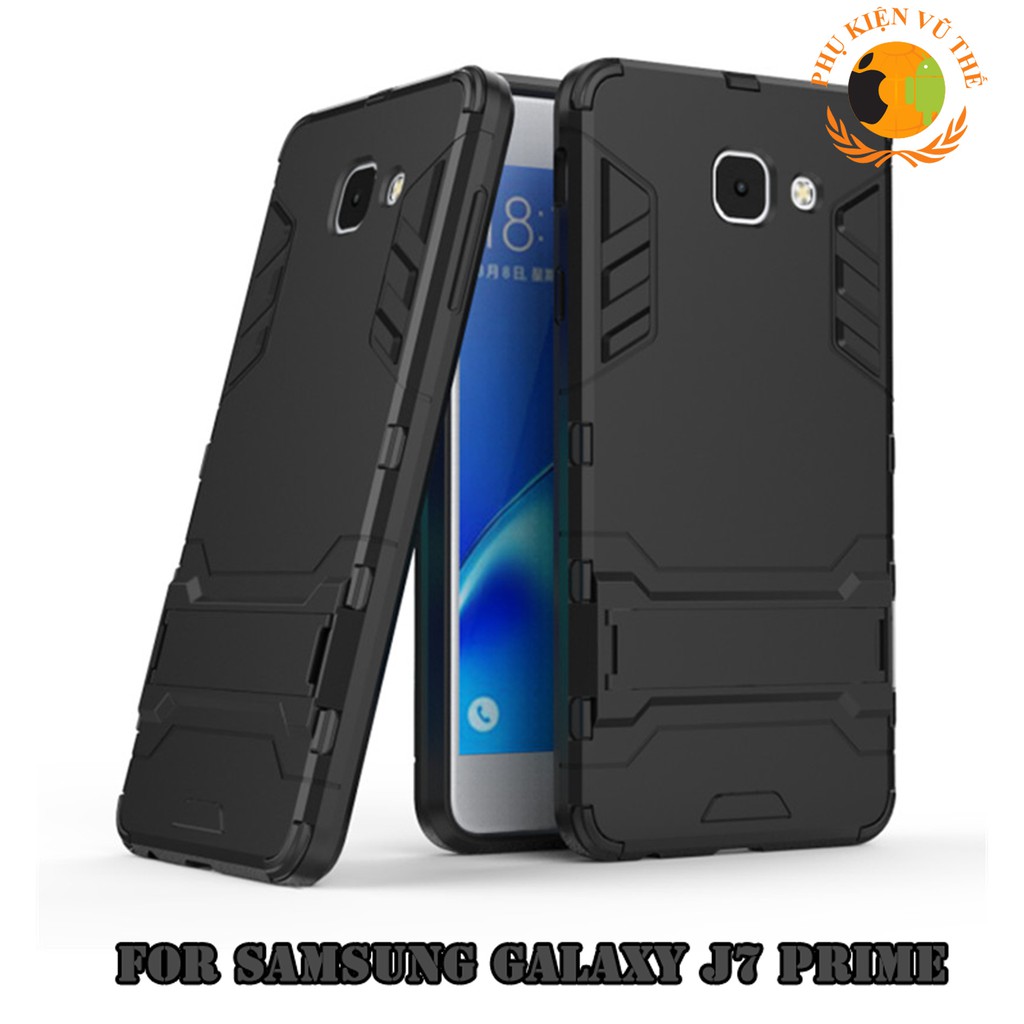 Ốp Lưng Chống Sốc Iron Man Cho Samsung Galaxy J7 Prime Có Dựng Lưng Cao Cấp