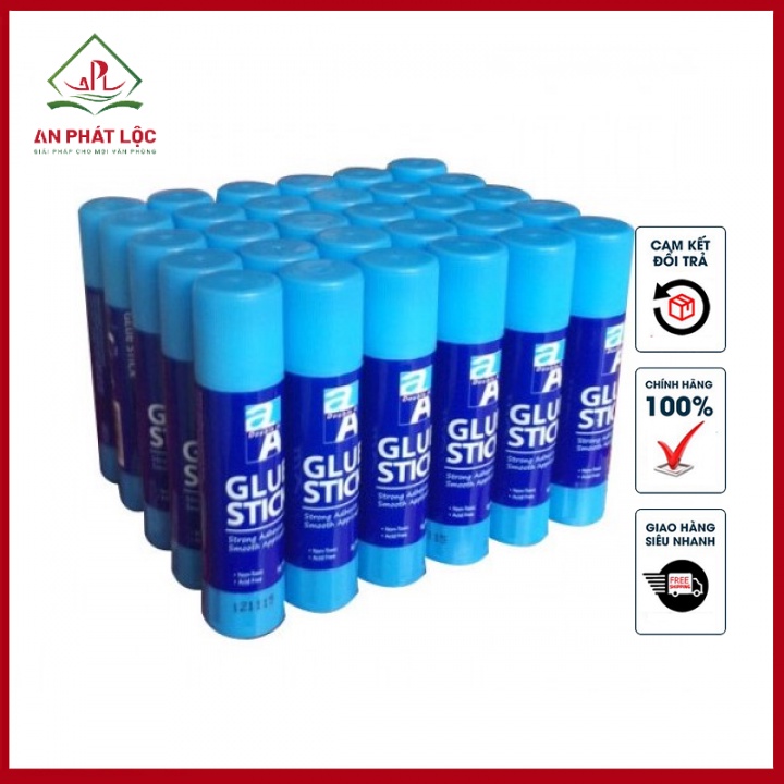 Hồ Khô Double A 8g - Combo 10 Chai Hồ Dán Giấy