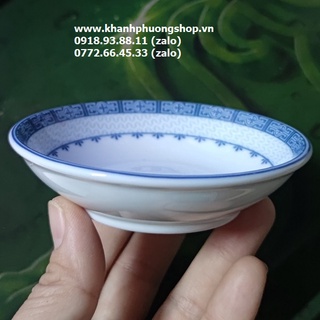 chén đựng nước chấm sứ Minh Long 9cm - chén đựng nước chấm sứ minh long