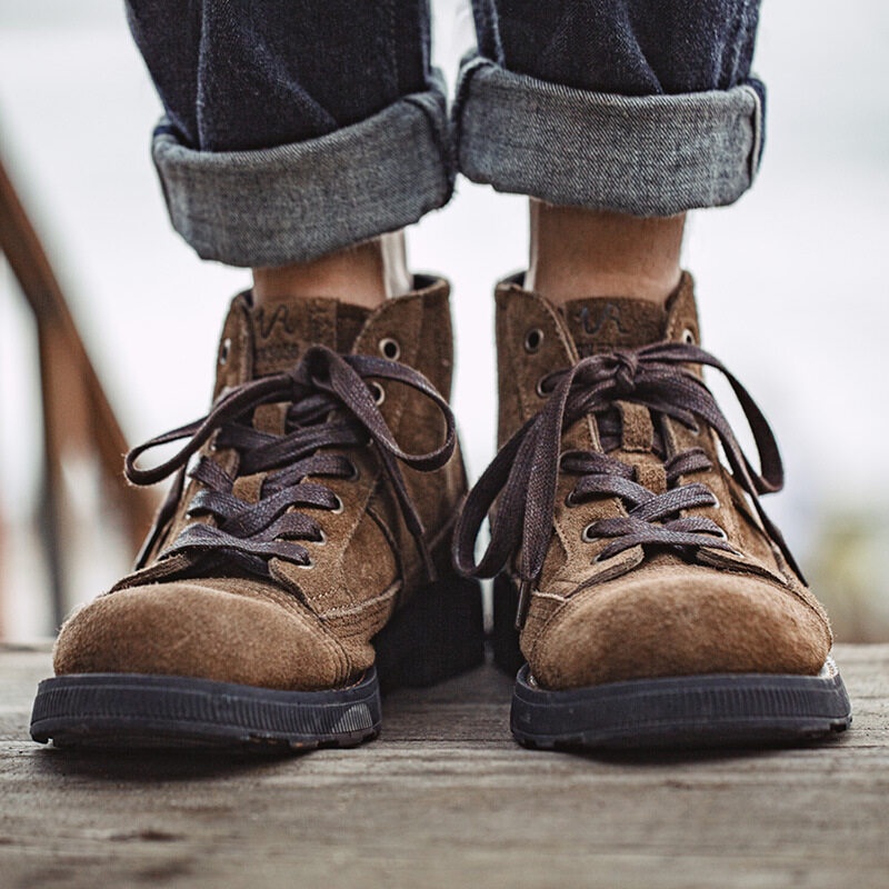 Giày bốt MADEN đi xe đạp leo núi đa năng phong cách retro Mỹ 2022 thời trang cho nam