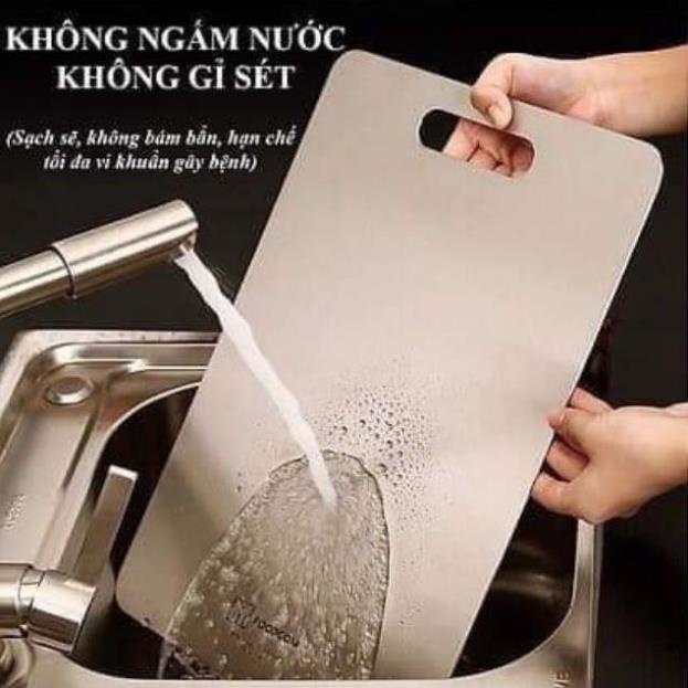 Thớt inox 304 kháng khuẩn- chống nấm mốc