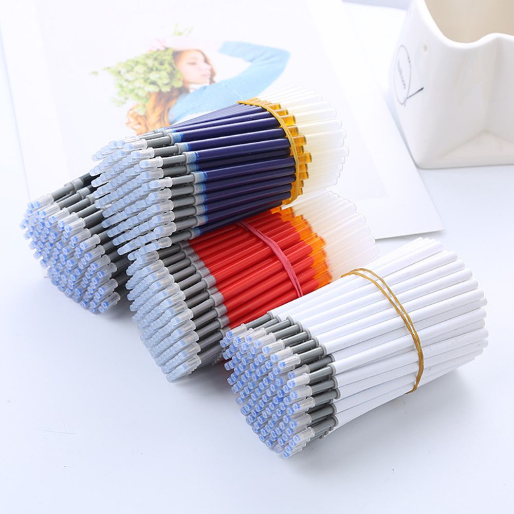 Ruột bút thay thế cho bút bi bấm Pison đầu 0.5mm nhiều màu - 1/5 cái