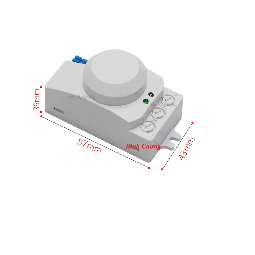 Công Tắc Cảm Biến Chuyển Động Radar Vi Sóng BC 05 - Tự động bật tắt đèn , thiết bị khi có chuyển động