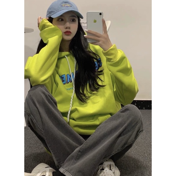 Áo Hoodie Tay Dài Túi Bụng Unisex Xanh Lá SEAPEMENT