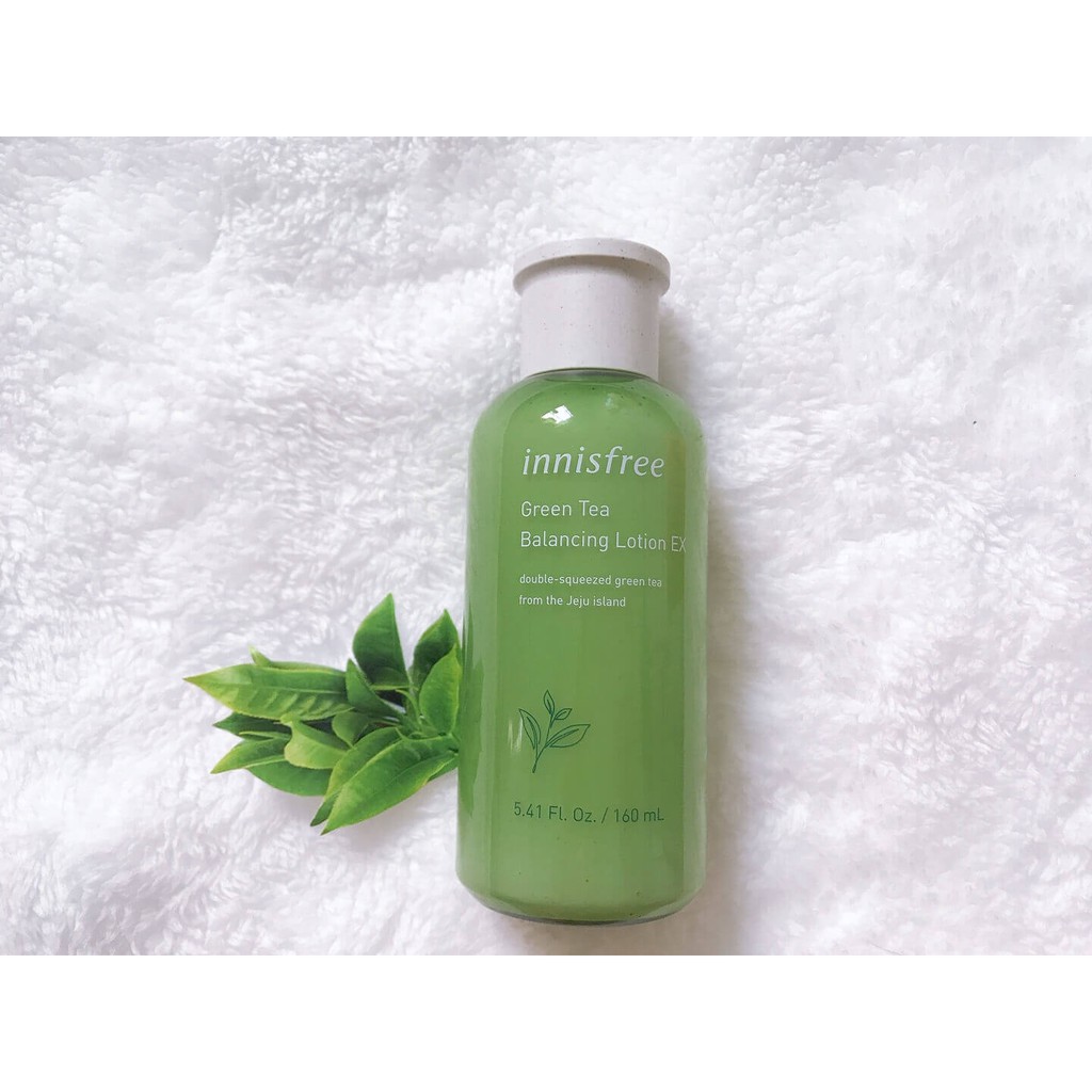 [CHÍNH HÃNG] Sữa Dưỡng Da Trà Xanh Innisfree Green Tea Balancing Lotion Ex 160ml