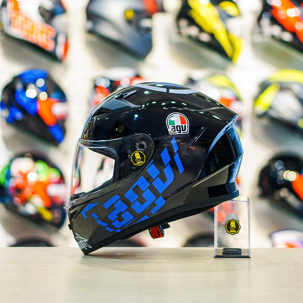 Tem Decal AGV Myth Xanh Dán Mọi Mũ Fullface (không bao gồm mũ)