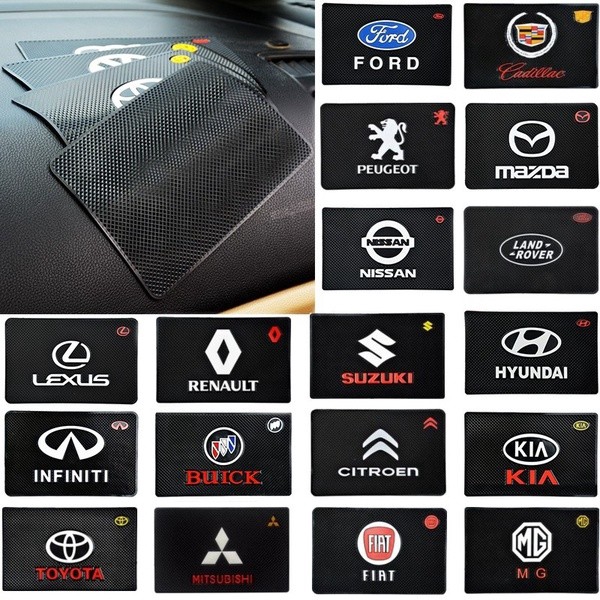 Thảm Lót Điện Thoại / Thiết Bị Định Vị GPS Chống Trượt Cho Xe Hơi Honda KIA