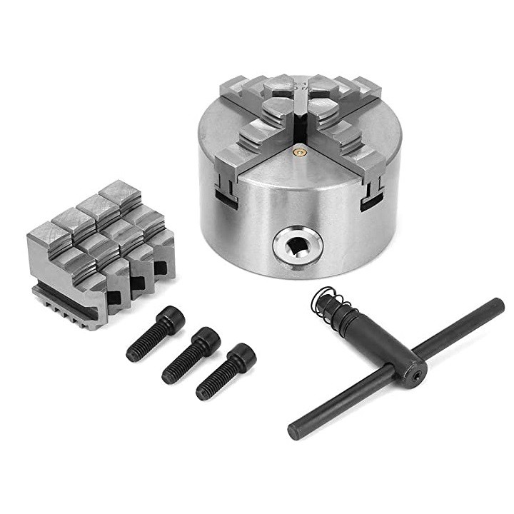 Mâm cặp 4 chấu K12-100 đường kính mâm cặp 100mm