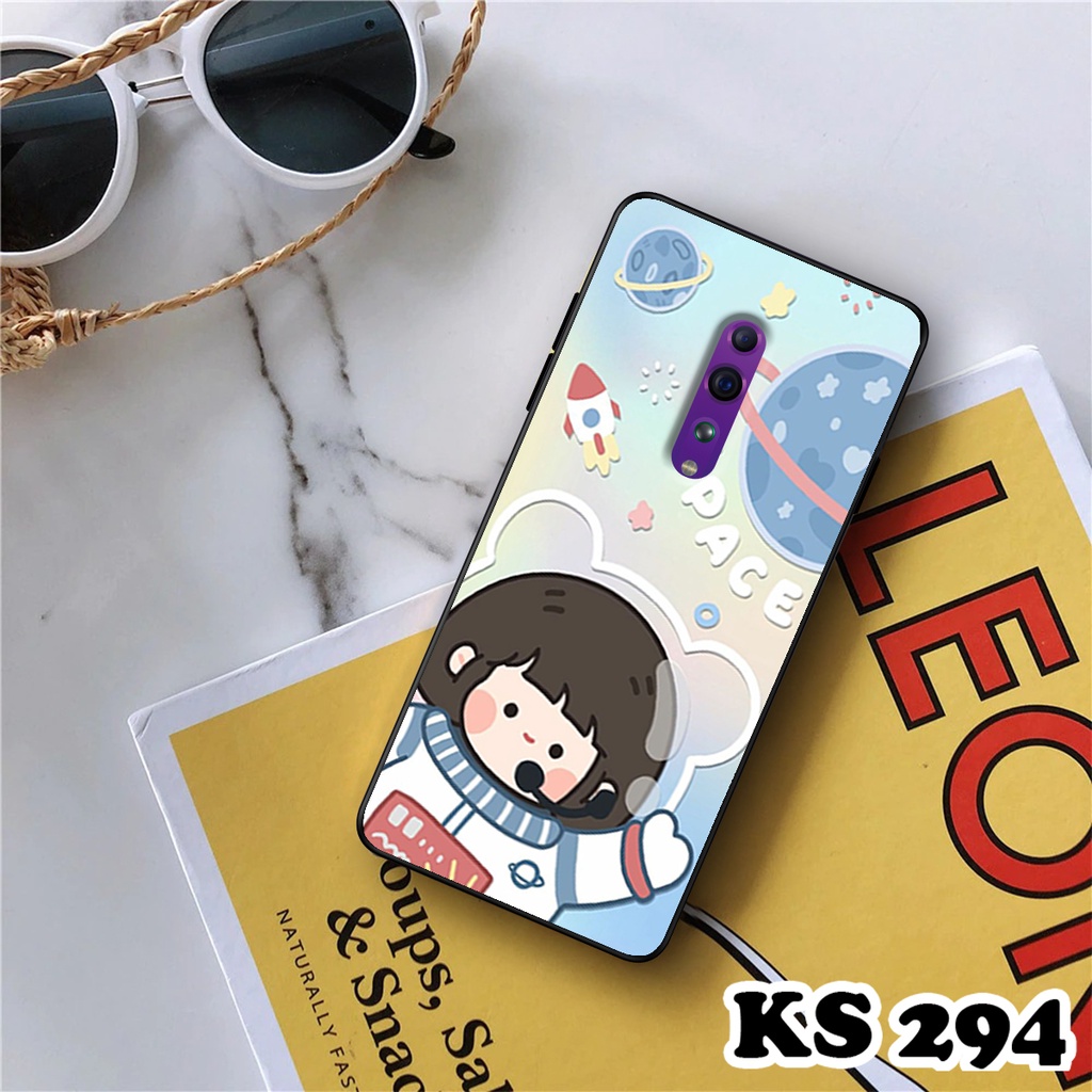 Ốp lưng Oppo Reno Z - Oppo Reno - Ốp in hình Ngân hà &amp; Roro Jumb - Lưng nhám viền TPU