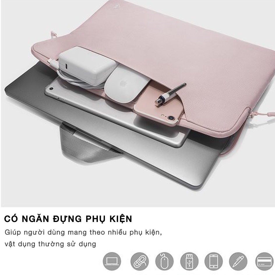 Túi đựng Laptop 13 inch, Túi xách Laptop, Macbook 13 inch cao cấp - TOMTOC A21 - Hàng Chính Hãng