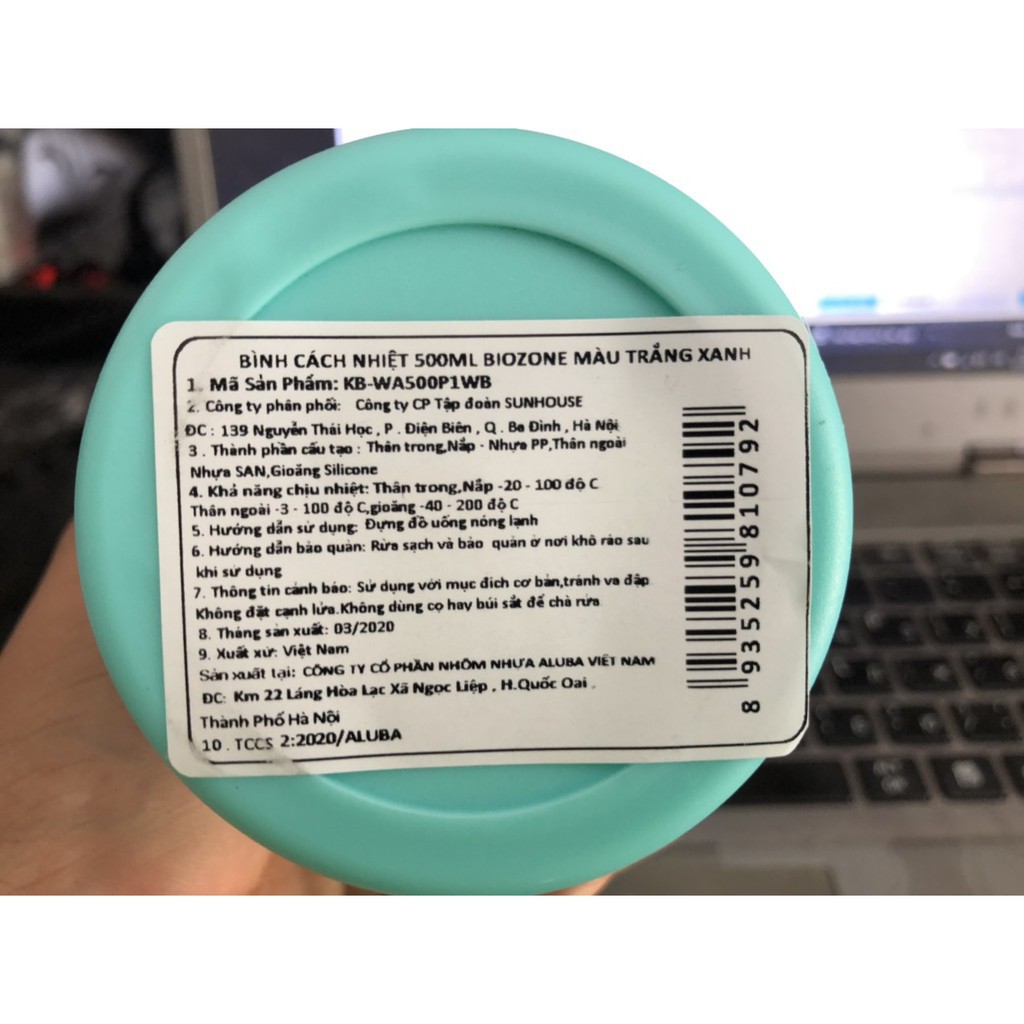 Bình cách nhiệt và giữ nhiệt 2h Bizone (HỌA TIẾT GIAO NGẪU NHIEN)