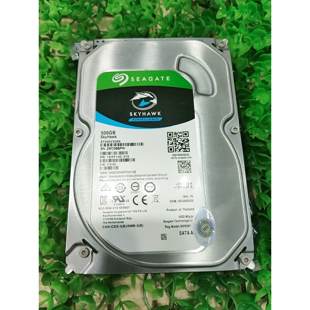Ổ CỨNG HDD SEAGATE SEAGATE SKYHAWK 500GB SATA 3 - CHUYÊN DÙNG CHO MÁY TÍNH VÀ ĐẦU GHI CAMERA