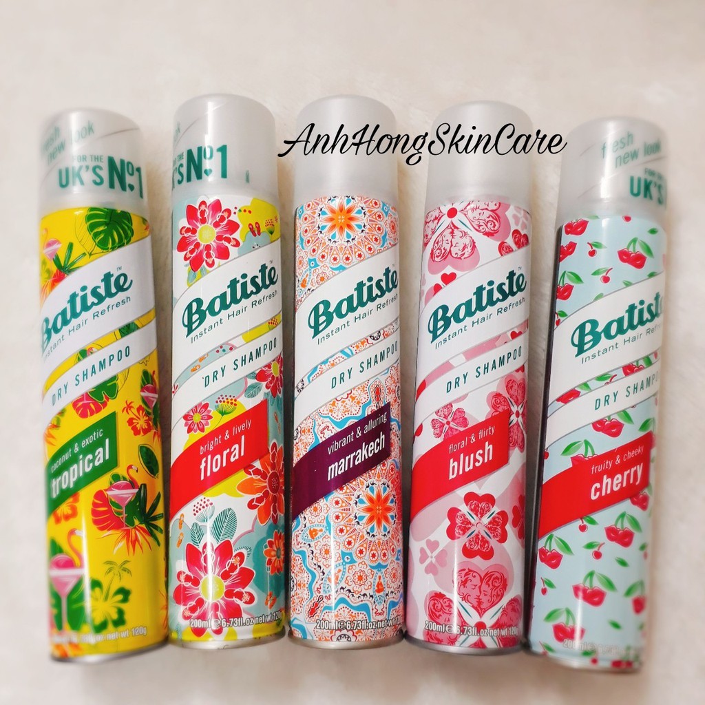 Dầu Gội Khô Batiste Dry Shampoo