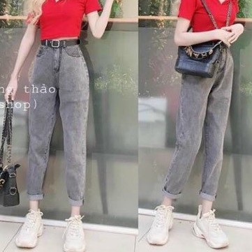 .9 MẪU Quần Jean dày dặn Nữ Baggy Lưng Cao Hàn Quốc bao đẹp rẻ thời trang nhất 2020, bao đẹp chất lượng.