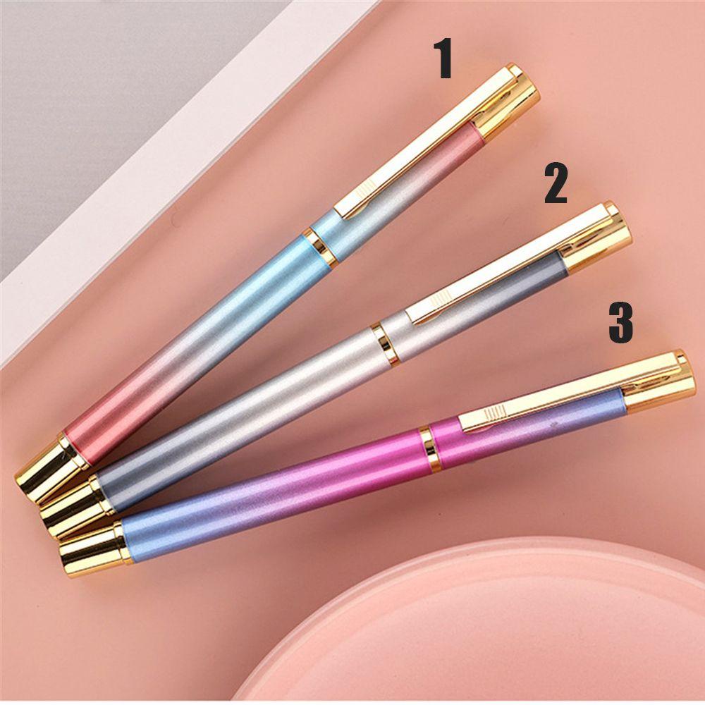 LANFY Bút Mực Kim Loại 0.5mm Màu Sắc Tuyến Tính
