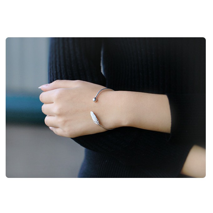 Vòng tay mạ bạc 925 chính hãng cao cấp đẹp giá rẻ trang sức CINLA VT001