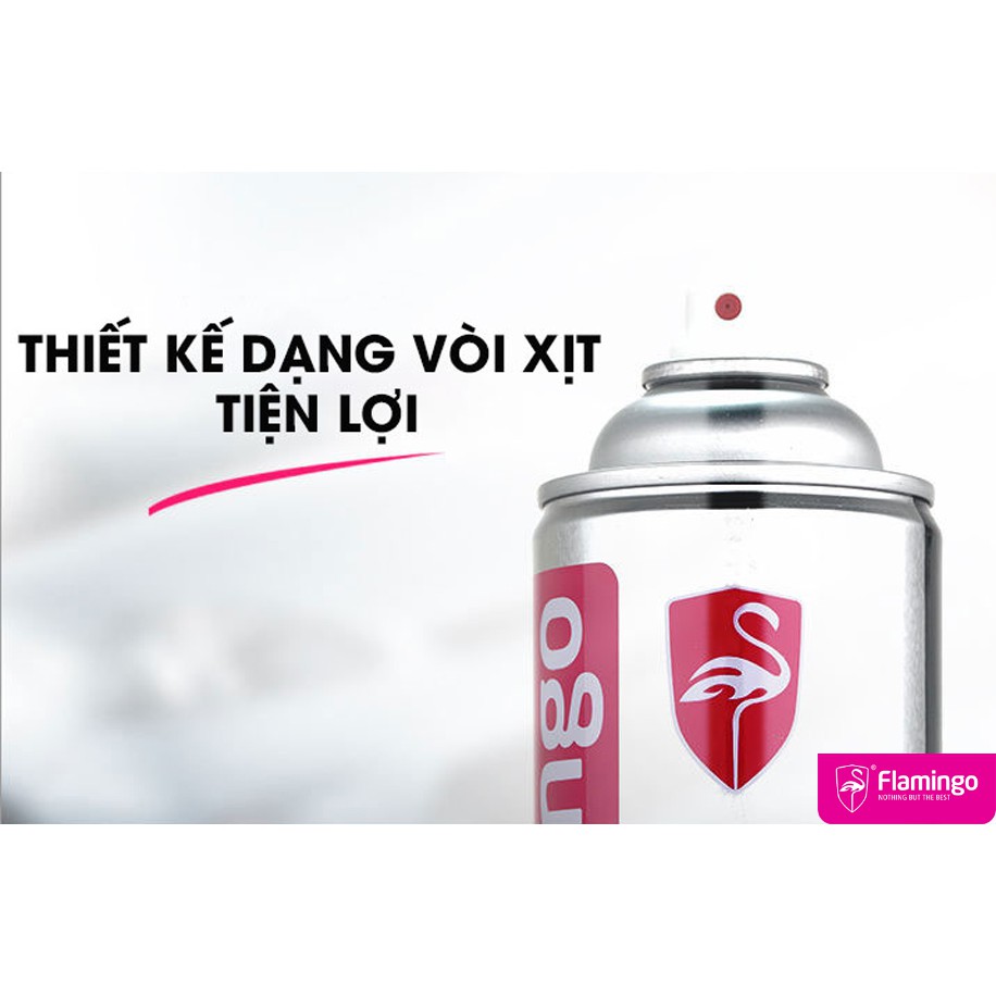 Bình Xịt Vệ Sinh Làm Sạch Khoang Máy, Mặt Máy Dạng Nước Flamingo F009 500ml – Hãng Phân Phối Chính Thức