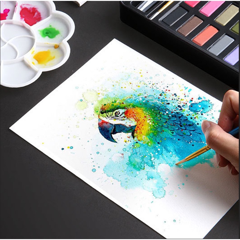 Giấy vẽ màu nước, ký họa định lượng 220gsm