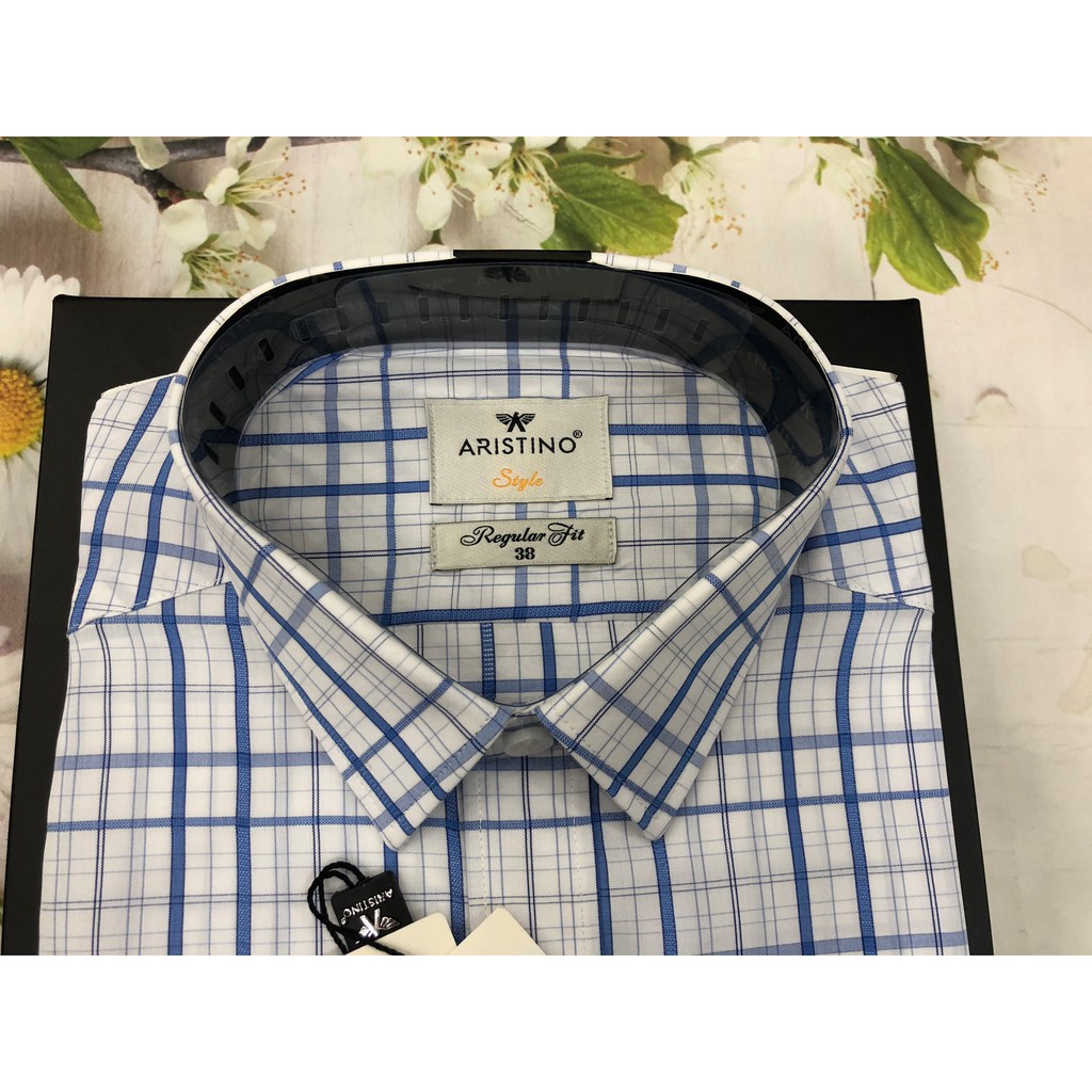 [ARISTINO SALE] ÁO SƠ MI NGẮN TAY ARISTINO CHẤT SỒI CAO CẤP ASS103S9 -FREE SHIP- CHỐNG NHĂN MỊN MÁT | BigBuy360 - bigbuy360.vn