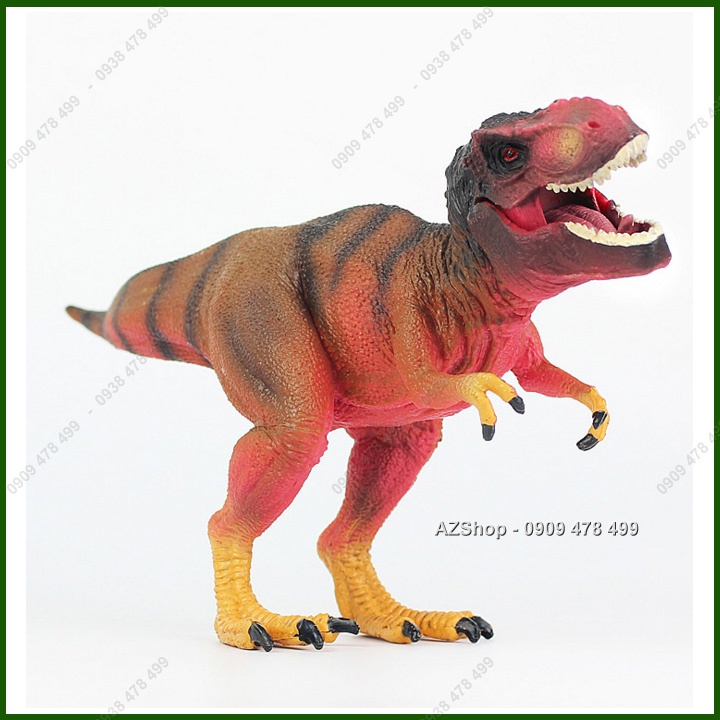 Mô Hình Khủng Long Bạo Chúa T-Rex Xanh Vàng  - Dài 23cm - 77321