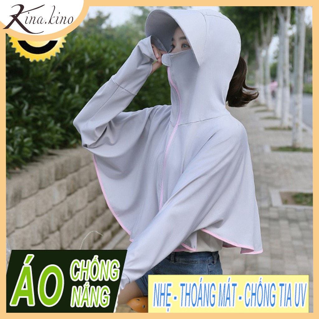 Áo chống nắng vải thun co giãn 4 chiều cao cấp - Hàng nội địa Trung - KinaKino
