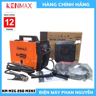 Máy hàn kenmax mig 250 - 4 chức năng dùng cuộn dây 5kg