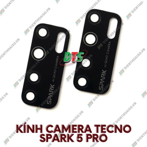 Kính camera tecno Spark 5 Pro kèm keo dán