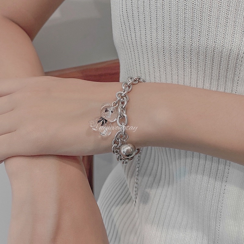Vòng gấu trong suốt dễ thương [ẢNH THẬT]