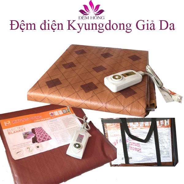 Đệm Điện Sưởi Giả Da Kyungdong Hàn Quốc- Bảo Hành 12 Tháng