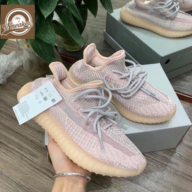 SALE Xả (Xả Kho) Giầy thể thao Yeezy boost 350 v2 phản quang hồng thời tran nữ 2020 * 2021 ♡ : * . < . <