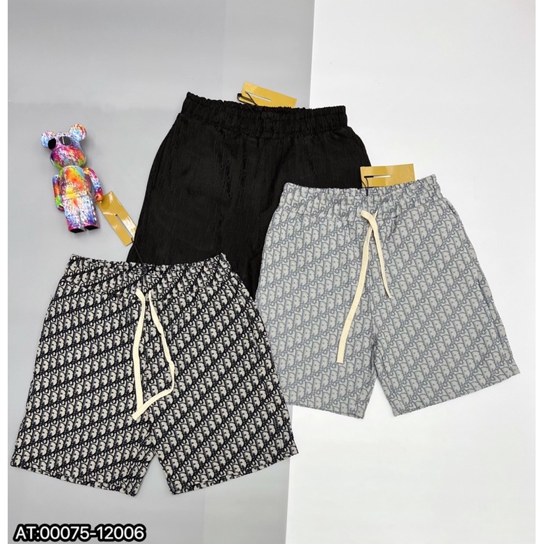 Quần Short Ngố Dior thêu cho nam nữ đều mặc được
