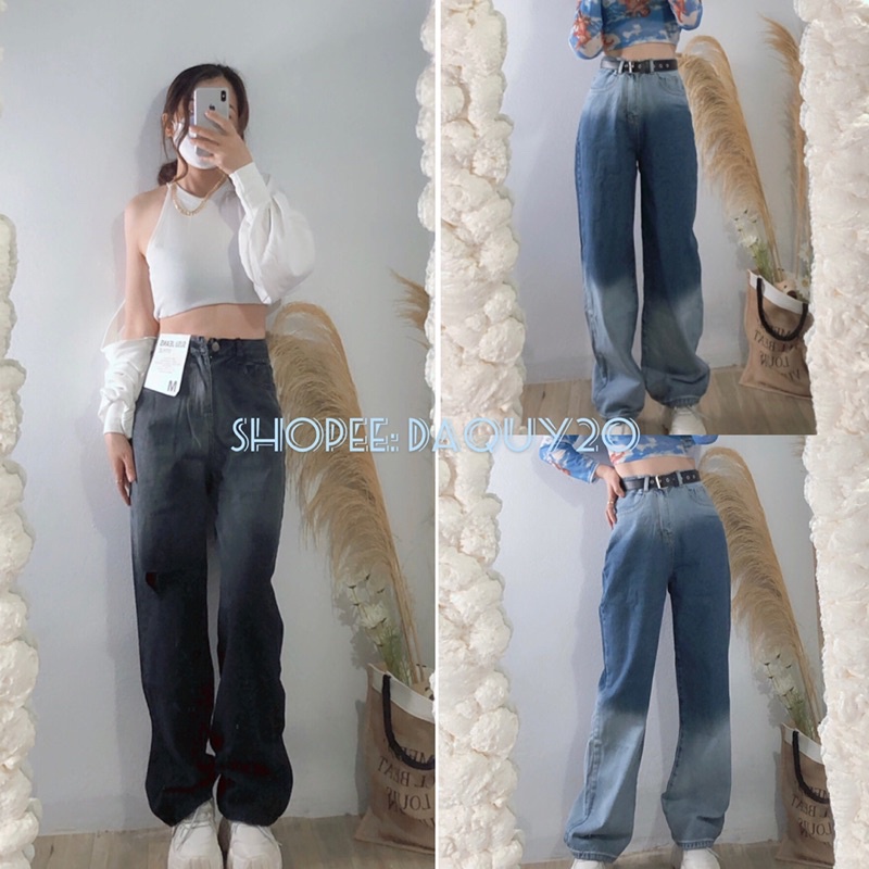 [DAQUY20]Quần bò quốc dân hotren⚡️FREESHIP EXTRA⚡️quần JEANS loang cực chấtkéo sang xem ảnh thật