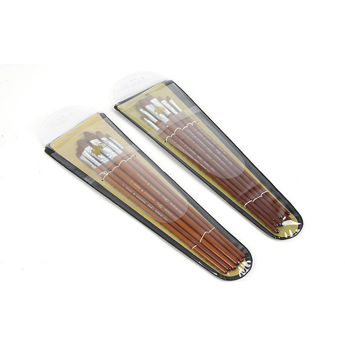 Bộ Cọ vẽ bút lông Sơn dầu Màu Acrylic Màu Nước (6 CÂY)