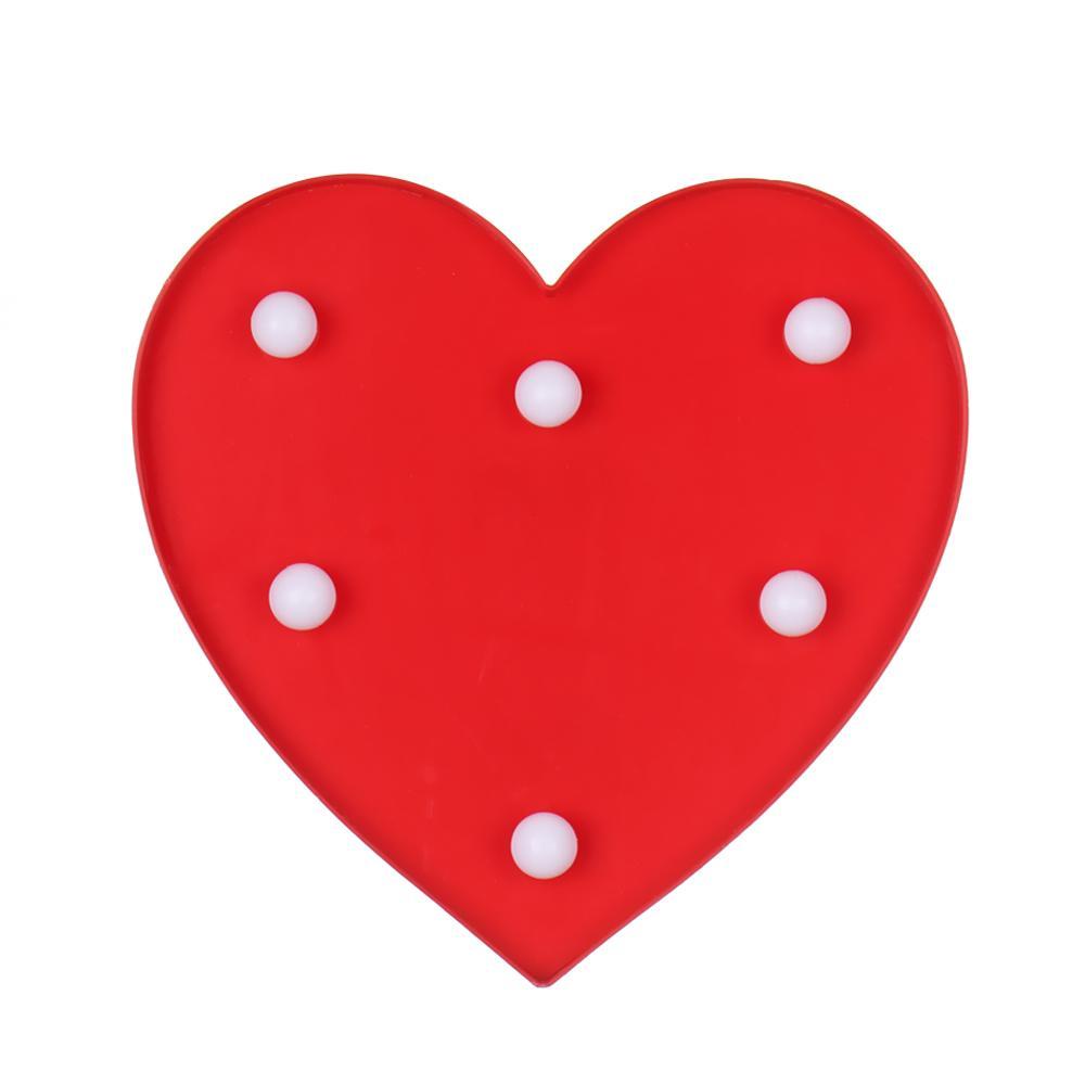 Đèn LED Hình Trái Tim 3D Trang Trí Tiệc Cưới