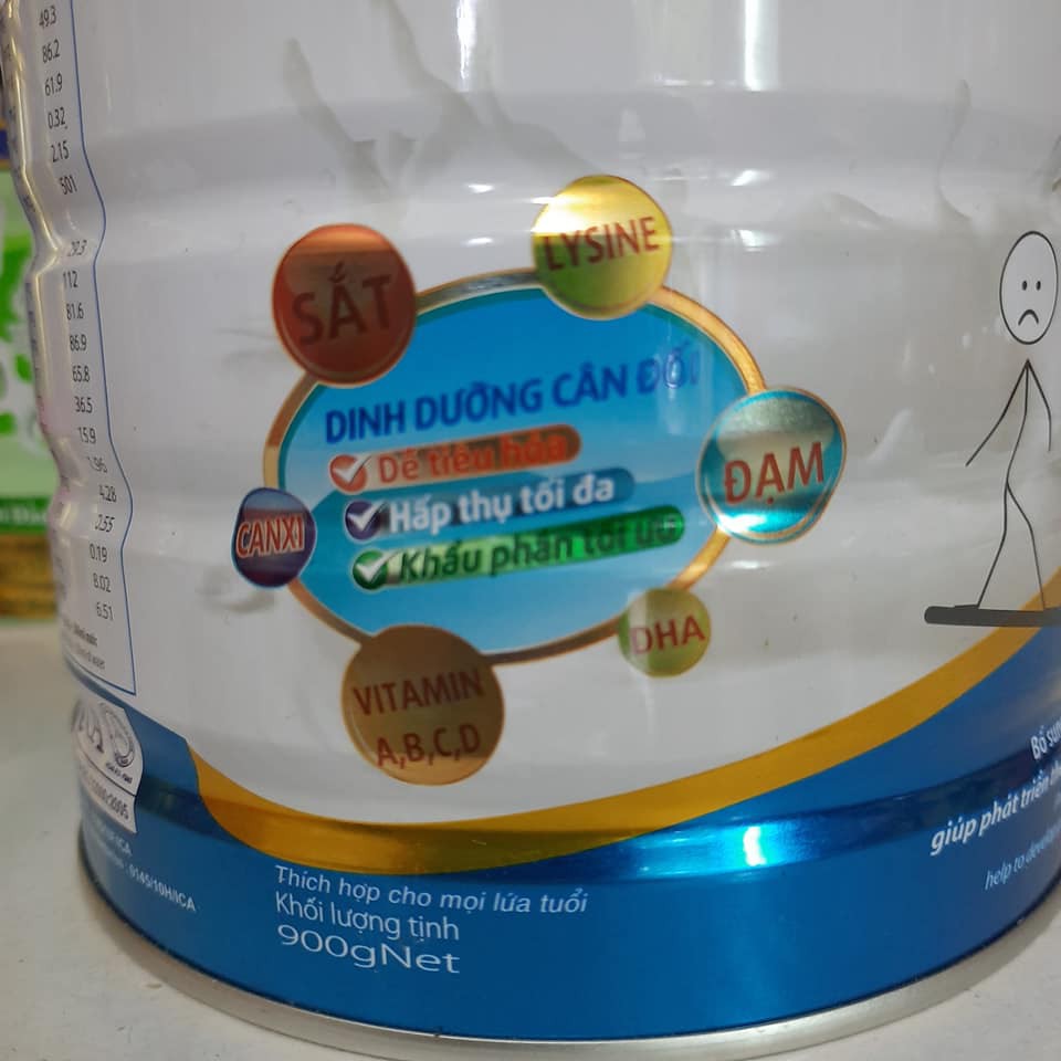 Sữa tăng cân Goldsure Gain NC 900g dành cho người gầy thích hợp mọi lứa tuổi