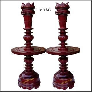 Chân Đèn Gỗ - Cặp Chân Đèn Gỗ Cao 60cm