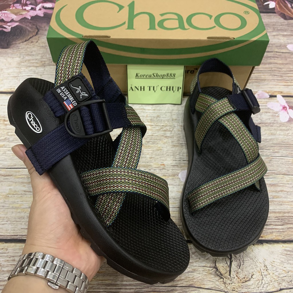 Giày Sandal Nam Chaco Thổ Cẩm Mã D162