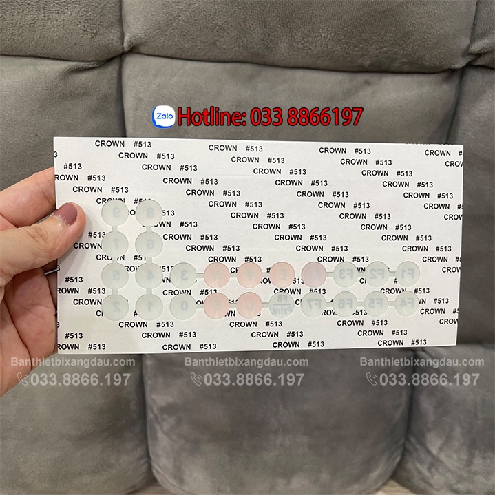 Decal mặt bàn phím xăng dầu ND Nam Dương