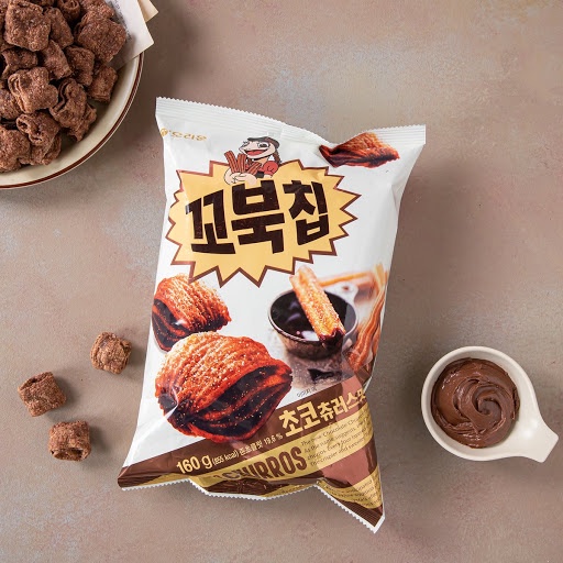 Bánh Snack Churros Chocolate Kkobukchip Orion 80g - (오리온) 꼬북칩 초코츄러스맛 - Bim bim Socola Hàn Quốc - Hàng nội địa Hàn Quốc