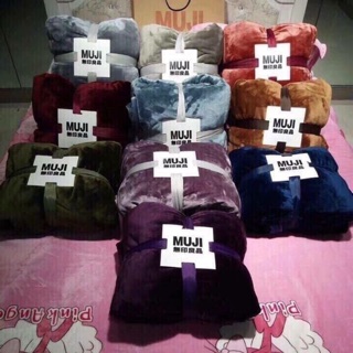 Chăn lông thỏ Muji 1,8kg