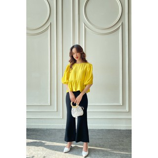 OLV - Áo Mustard Sleeve Top