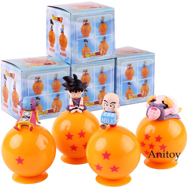 4 Mô hình nhân vật trong 7 Dragon Balls cá tính 6-8cm