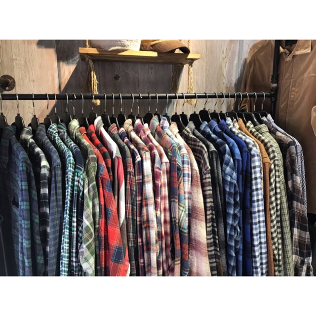 Sơ mi Flannel vintage Nhật - Mỹ tuyển chọn chính hãng (Inbox để nhận album chọn mẫu trước khi đặt hàng)