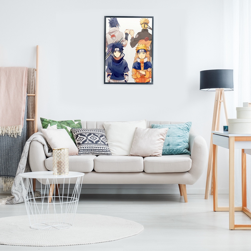 1 Tấm Áp Phích Dán Tường Trang Trí Nội Thất Hình Naruto