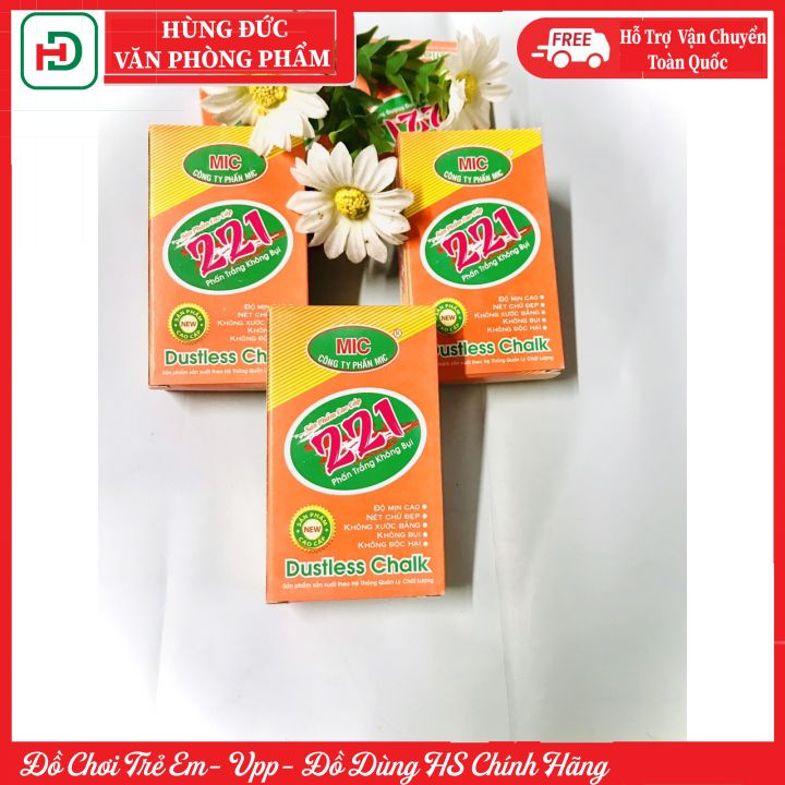 PHẤN VIẾT BẢNG KHÔNG BỤI,PHẤN TRẮNG MIC 221