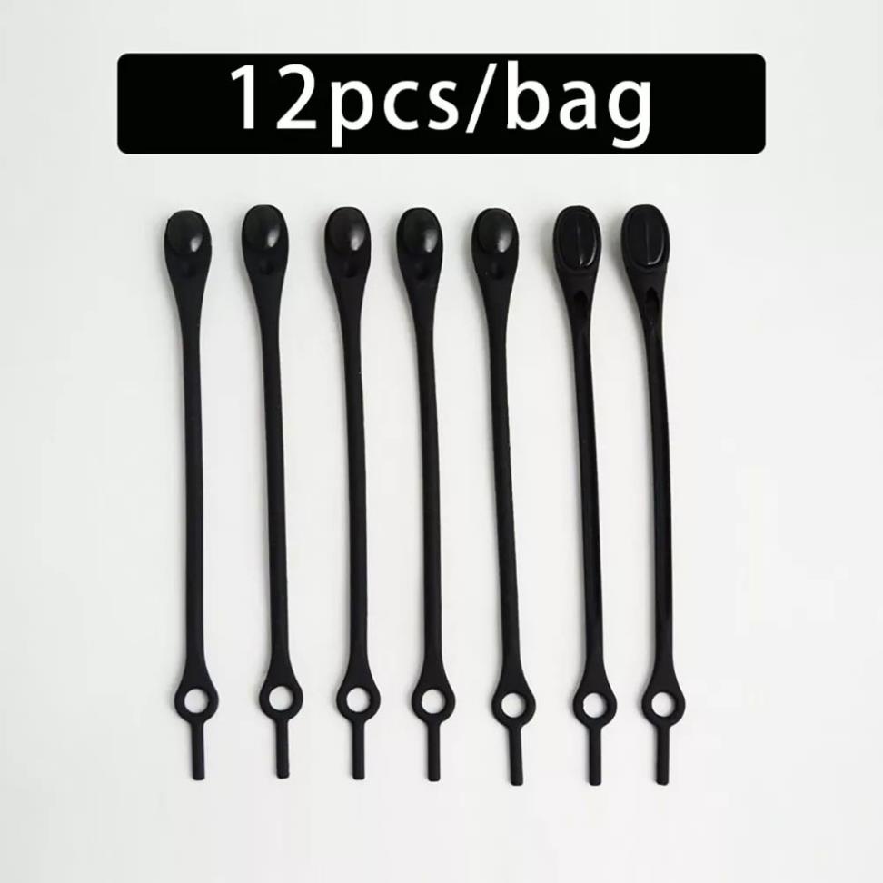 Set 12 dây giày  cao su thể thao nam nữ đàn hồi thông minh HICKIES LACING SYSTEM