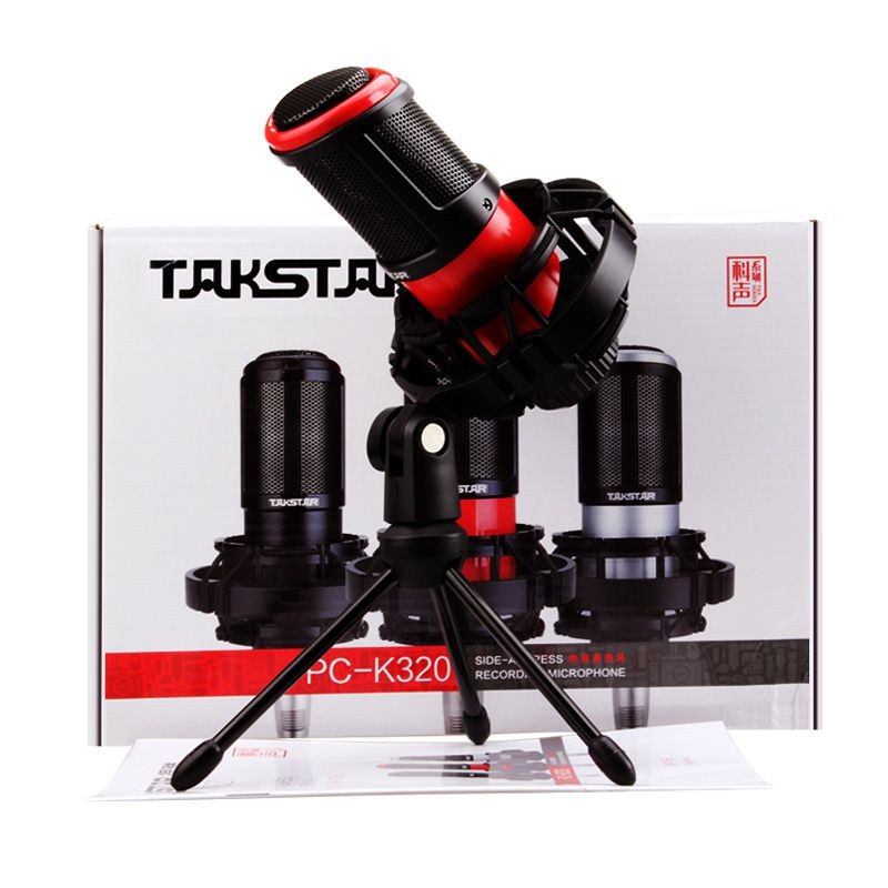 Mic Thu Âm Takstar PC K320. Âm Thanh Nghe To, Rõ Ràng, Thiết Kế Đẹp Sang Trọng, Quý Phái, Dễ Sử Dụng. Bảo Hành 12 Tháng